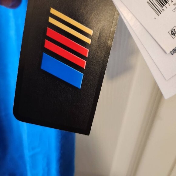 NASCAR Racing Team High Speed Racing Tee M Blue Wash - Picture 4 of 9